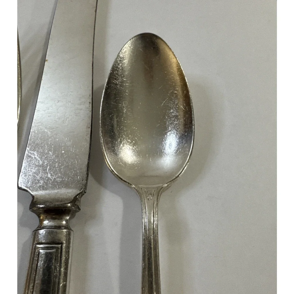 Vintage Holmes & Edwards Place Setting - Century - Silverplate Inlaid Flatware